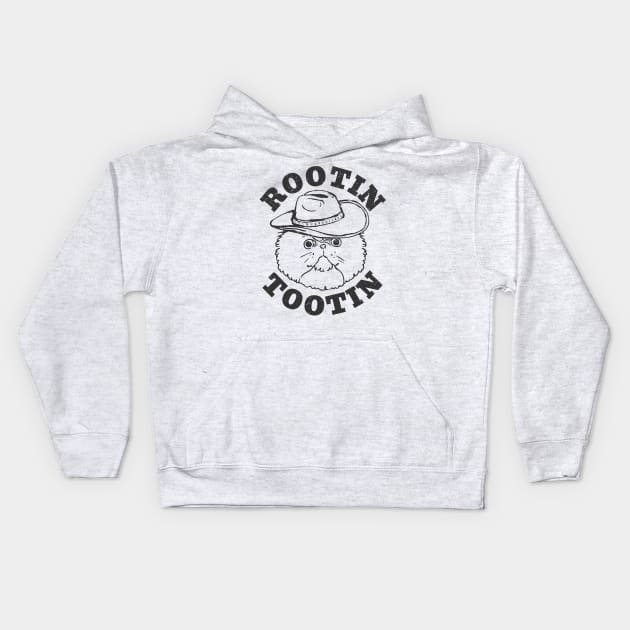 rootin tootin cats Kids Hoodie by V x Y Creative